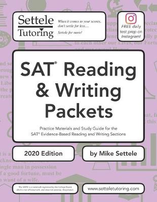 Book cover for SAT Reading & Writing Packets (2020 Edition)