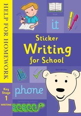 Book cover for Sticker Writing for School