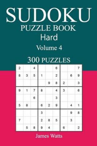 Cover of 300 Hard Sudoku Puzzle Book