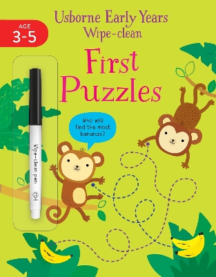 Cover of Early Years Wipe-Clean First Puzzles