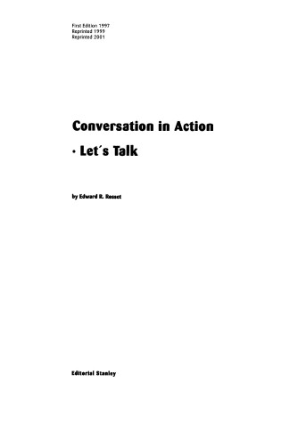 Cover of Conversation in Action - Let's Talk