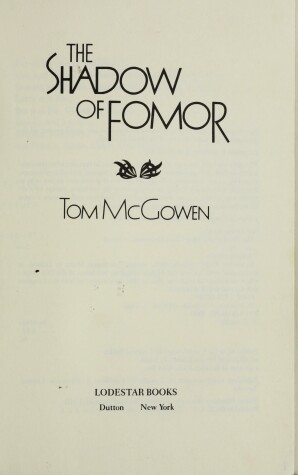 Book cover for Mcgowen Tom : Shadow of Fomor (Hbk)