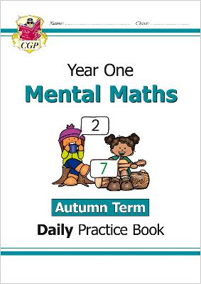 Book cover for KS1 Mental Maths Year 1 Daily Practice Book: Autumn Term