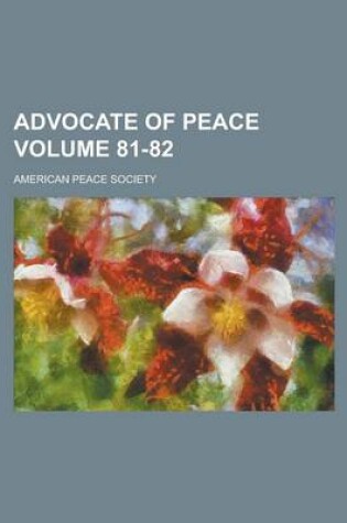 Cover of Advocate of Peace (92)