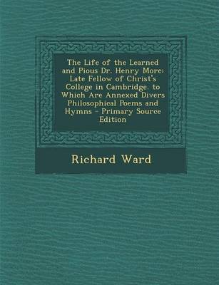 Book cover for The Life of the Learned and Pious Dr. Henry More