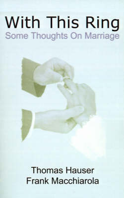 Book cover for With This Ring