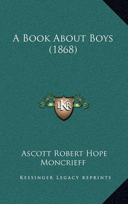 Book cover for A Book about Boys (1868)