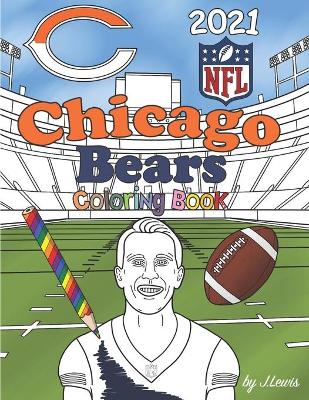 Book cover for Chicago Bears Coloring Book 2021