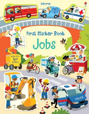 Book cover for First Sticker Book Jobs