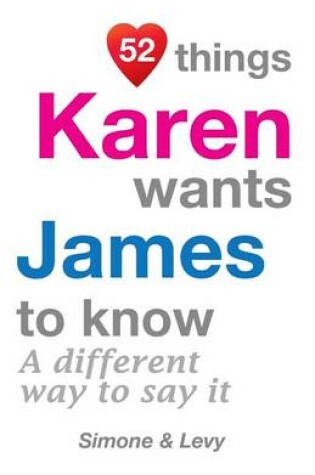 Cover of 52 Things Karen Wants James To Know