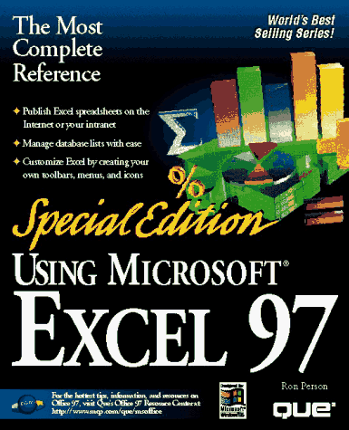 Book cover for Using Excel 97 Special Edition