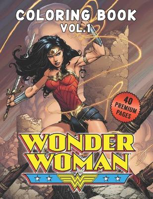 Book cover for Wonder Woman Coloring Book Vol1