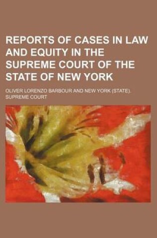 Cover of Reports of Cases in Law and Equity in the Supreme Court of the State of New York (Volume 59)