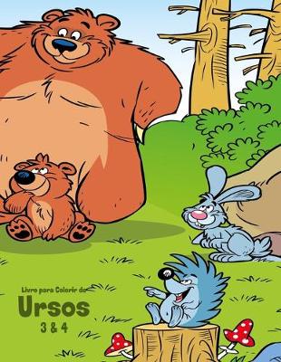 Cover of Livro para Colorir de Ursos 3 & 4