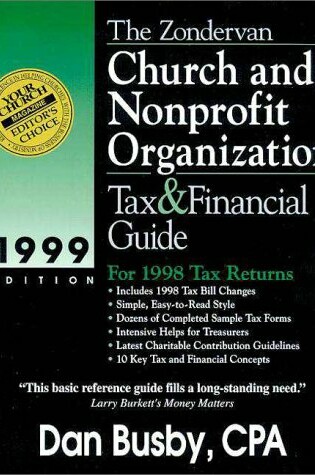 Cover of Zondervan Church and Nonprofit Organizations Tax & Financial Guide