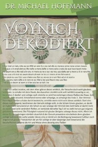 Cover of Voynich dekodiert