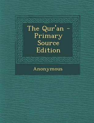 Book cover for The Qur'an