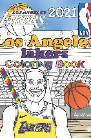 Cover of Los Angeles Lakers Coloring Book 2021