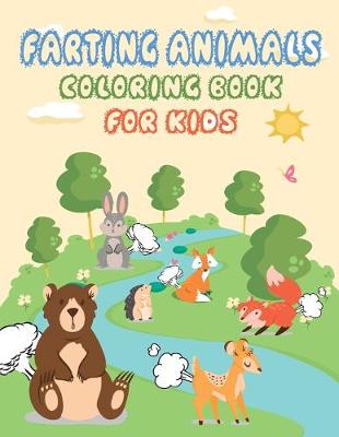 Book cover for Farting Animals Coloring Book for Kids