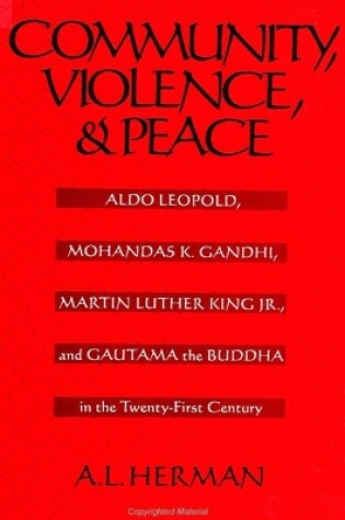 Cover of Community, Violence, and Peace