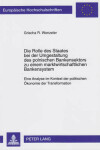 Book cover for Die Rolle Des Staates Bei Der Umgestaltung Des Polnischen Bankensektors Zu Einem Marktwirtschaftlichen Bankensystem