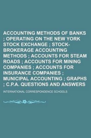Cover of Accounting Methods of Banks