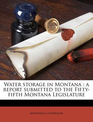 Book cover for Water Storage in Montana