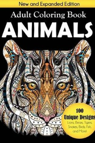 Cover of Animals Adult Coloring Book