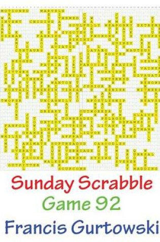 Cover of Sunday Scrabble Game 92
