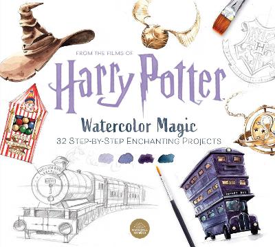 Book cover for Harry Potter Watercolor Magic