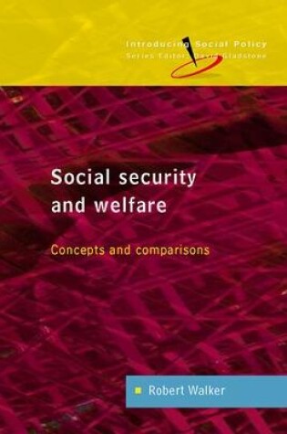 Cover of Social Security and Welfare