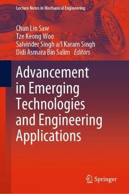 Book cover for Advancement in Emerging Technologies and Engineering Applications