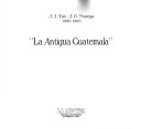 Book cover for La Antigua Guatemala