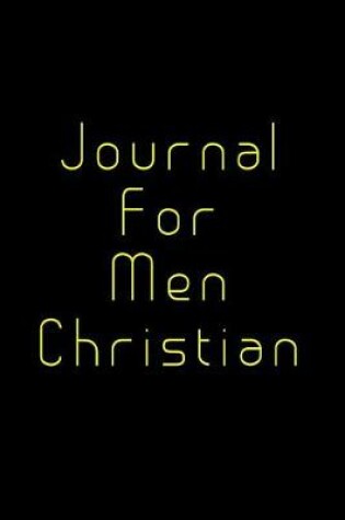 Cover of Journal For Men Christian