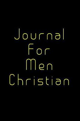 Book cover for Journal For Men Christian