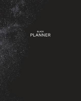 Book cover for Undated Black Planner