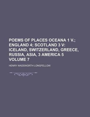 Book cover for Poems of Places Oceana 1 V. Volume 7