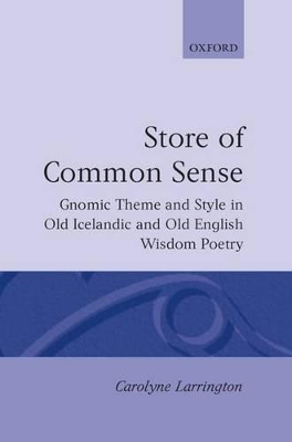 Book cover for A Store of Common Sense
