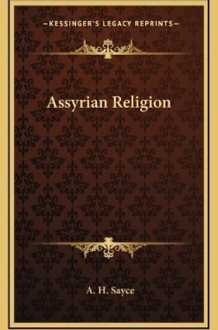 Cover of Assyrian Religion