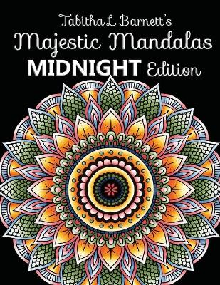 Book cover for Majestic Mandalas MIDNIGHT Edition