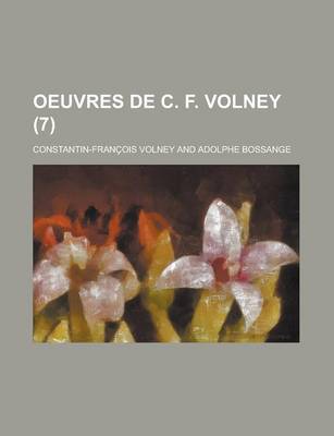 Book cover for Oeuvres de C. F. Volney (7)