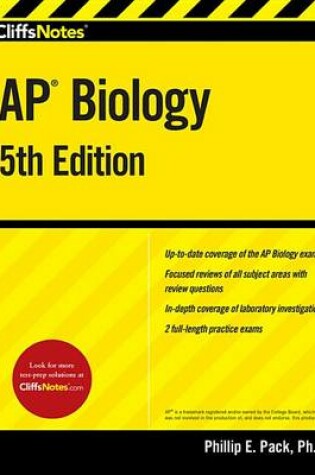 Cover of Cliffsnotes AP Biology, 5th Edition