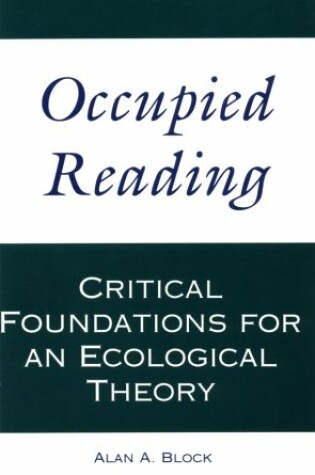 Cover of Occupied Reading