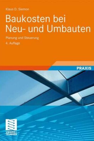 Cover of Baukosten Bei Neu- Und Umbauten