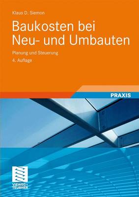 Book cover for Baukosten Bei Neu- Und Umbauten