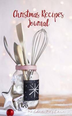 Book cover for Christmas Recipes Journal