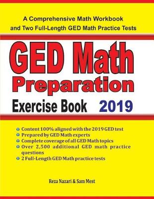 Book cover for GED Math Preparation Exercise Book