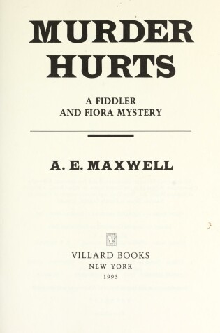 Cover of Murder Hurts