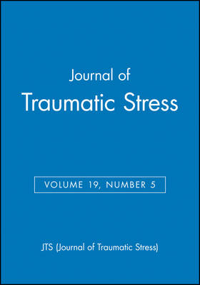 Book cover for Journal of Traumatic Stress, Volume 19, Number 5