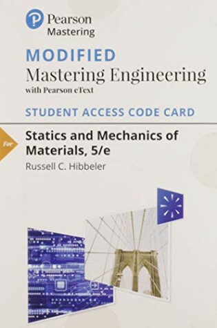 Cover of Modified Mastering Engineering with Pearson Etext -- Standalone Access Card -- For Statics and Mechanics of Materials